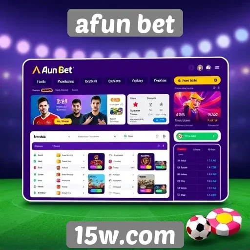 Interface do usuário da Afun Bet é intuitiva